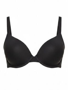 Skims Smoothing Intimate Full Coverage Lightly Lined Bra Onyx Black 34D NWT